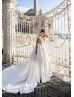 Beaded Ivory Royal Satin Wedding Dress